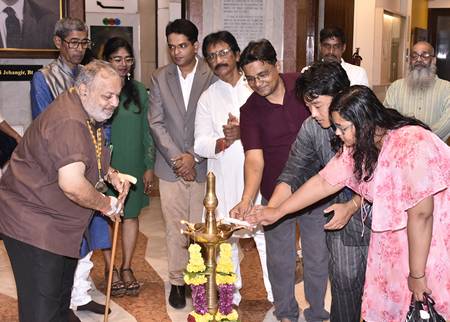 ANISOTROPIC An Exhibition Of Paintings By 3 Contemporary Well-Known Artists In Jehangir Art Gallery