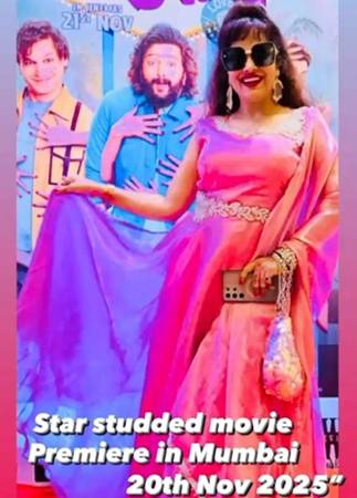 Miss Glamourface World India, Angel Tetarbe Dazzled At The Star Studded Premier  Of Movie Masti 4 In Mumbai